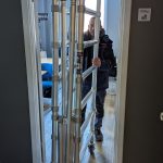 foldable scaffolding SNAPPY going through the doors